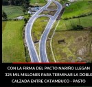 «Un Paso Gigante para Nariño: Pacto por $325 Mil Millones para la Doble Calzada Catambuco
