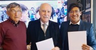 Luján firmó convenio educativo con River