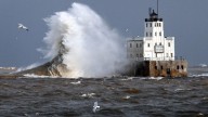 Michigan recorded 60 mph gusts over weekend. See wind speeds, current advisories