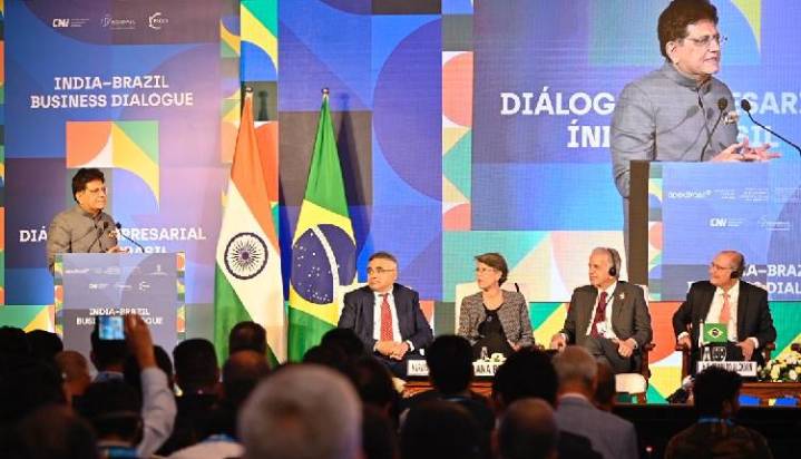 Piyush Goyal Highlights India’s Strong Economic Growth, Deepening Ties With Brazil