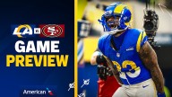 SoFi Stadium under the lights: Rams & Niners square off on Thursday Night Football