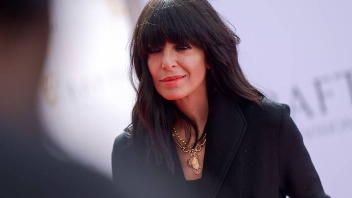 Claudia Winkleman's black lace dress on Celebrity Traitors is from Nadine Merabi - a brand she's worn over 10 times on Strictly