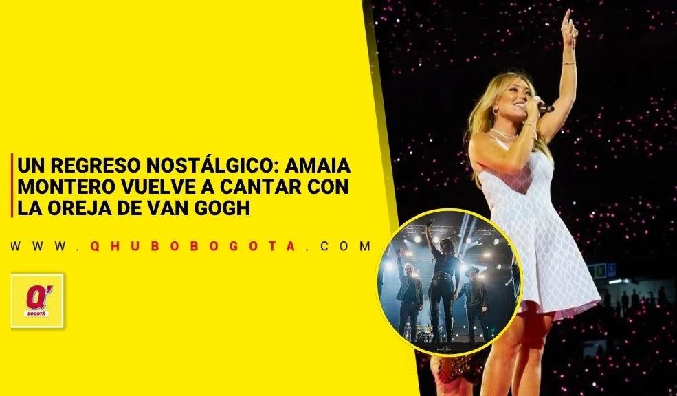 Un regreso nostálgico: Amaia Montero vuelve a cantar con La Oreja de Van Gogh
