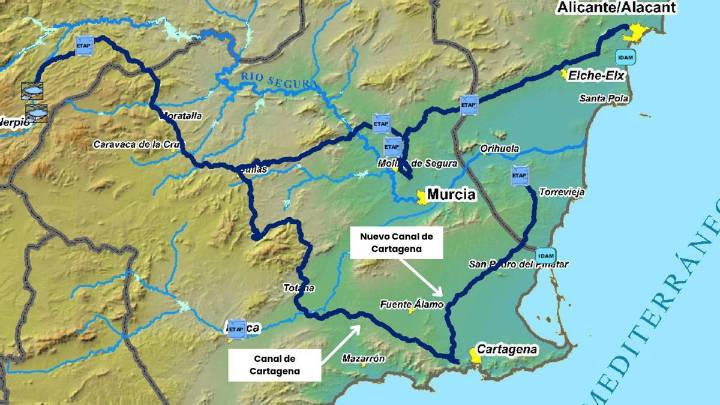 La MCT pide a Cartagena, Torre Pacheco y La Unión que moderen sus consumos de agua "hasta que vuelva la normalidad"
