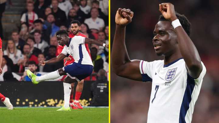 Bukayo Saka breaks Arsenal record that has stood for 87 years with 'one of the best' ever England goals