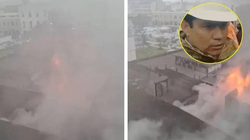 Incendio en almacén al costado del Congreso está confinado, informó el ministro de Vivienda
