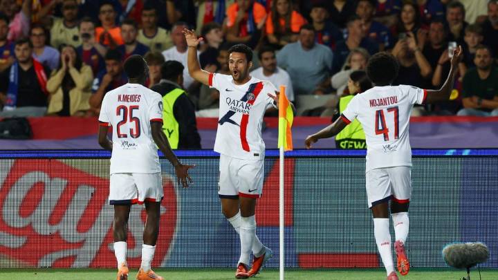 PSG le ganó 2-1 al Barcelona con un gol agónico de Gonçalo Ramos por Champions League