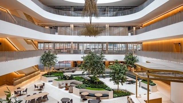 Long-lost artwork by Detroit artist hangs in GM's world headquarters