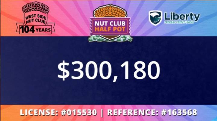 West Side Nut Club Half Pot passes $300K