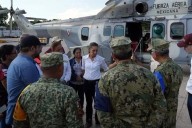 Visita Sheinbaum El Higo, en Veracruz, tras lluvias