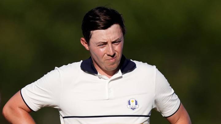 Ryder Cup: Matt Fitzpatrick accuses PGA president Don Rea of being 'bitter' during trophy presentation