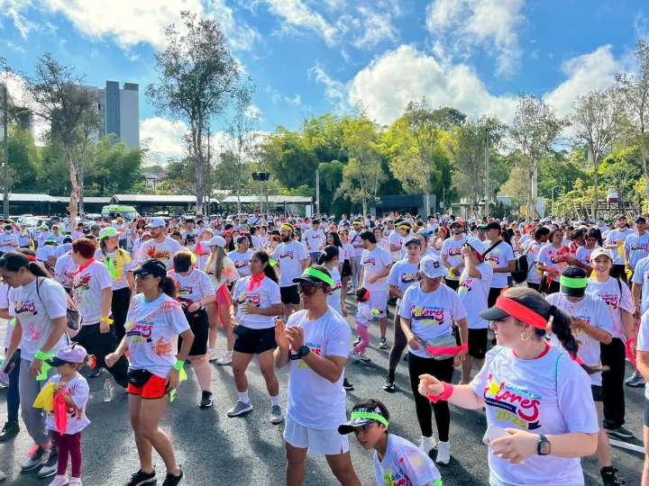 Rionegro inició semana de la juventud con carrera de colores