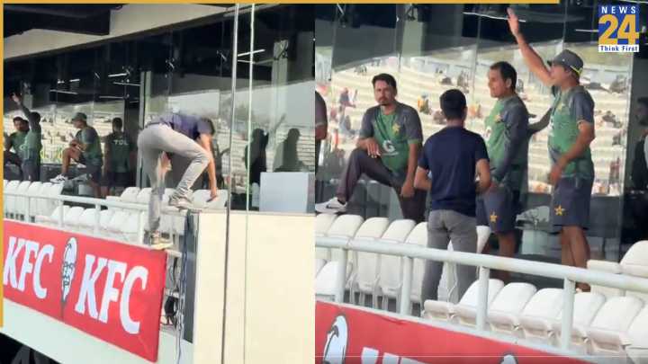 Security breach on Babar Azam’s birthday at Gaddafi Stadium as fan attempts to enter Pakistan dressing room