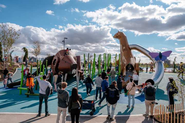 The Metro: 22-acre park opens on Detroit’s riverfront