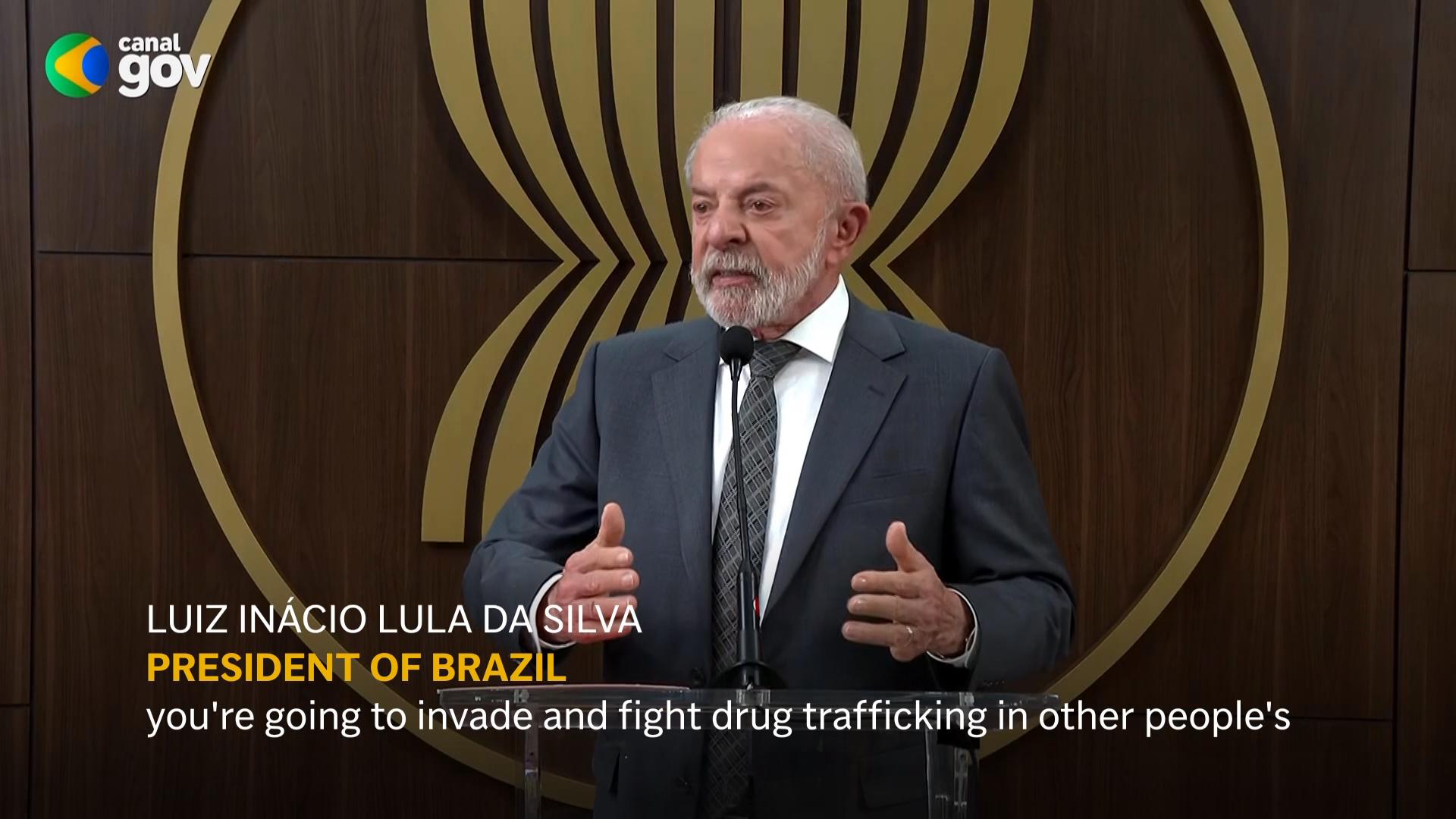 Brazilian president responds to Trump’s comments on drug cartels