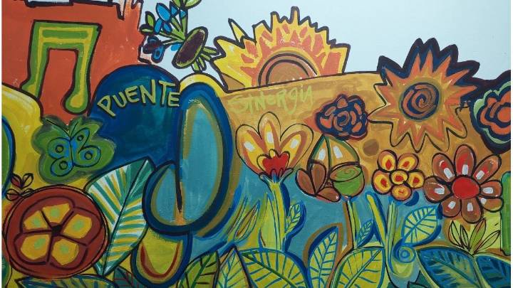 El Hospital Escuela de Salud Mental inauguró un mural