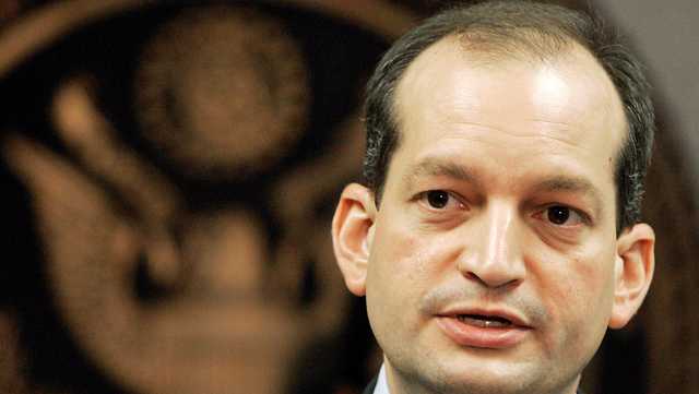 Trump's former labor secretary Alex Acosta on Epstein plea deal