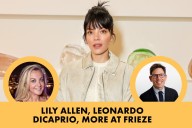 Lily Allen, Leonardo DiCaprio, more eye art at posh Frieze London