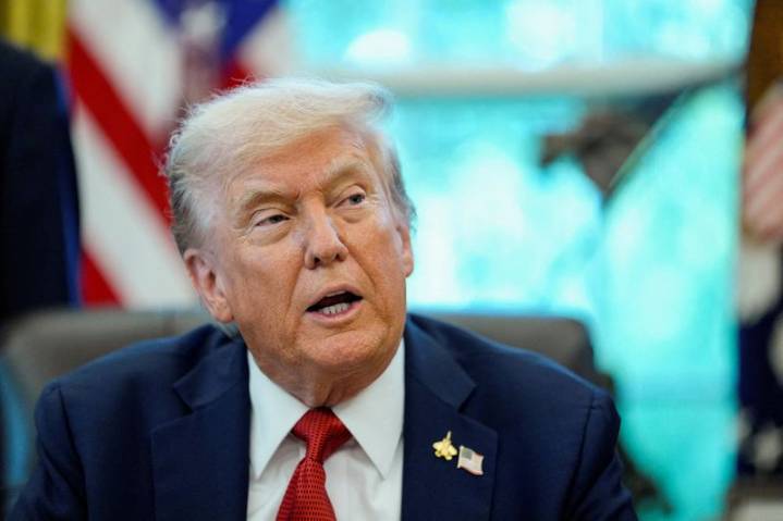 Trump says he is optimistic about a Gaza deal