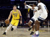 Luka Dončić lights up Timberwolves for 49 points to avenge playoff defeat