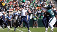 Denver Broncos do something they had done just once in 113 tries in shocking win over Eagles