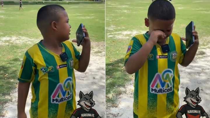 “¡Me escogió Atlético Nacional!”: la tierna llamada de un niño que hizo llorar a todo un país