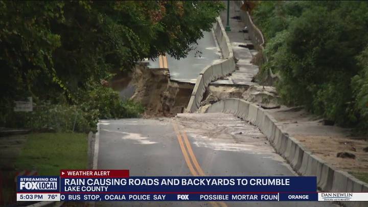 Mount Dora flash flood displaces residents