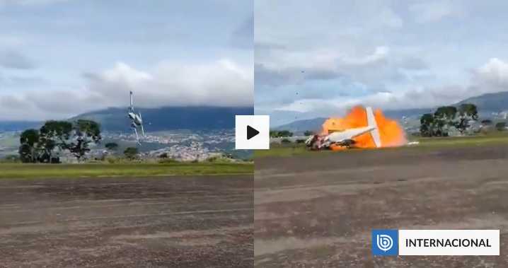 VIDEO | Dos personas muertas deja fallido despegue de avioneta en Venezuela