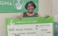 Woman wins $100K after finding box of lottery tickets in her closet