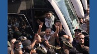 Palestinians celebrate as prisoners are released by Israel under Gaza ceasefire deal