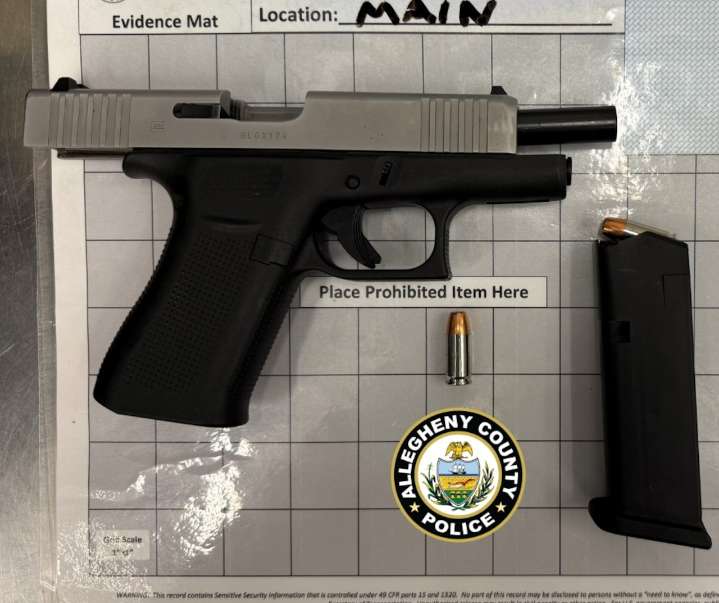 Two men caught with handguns at Pa. airport on consecutive days