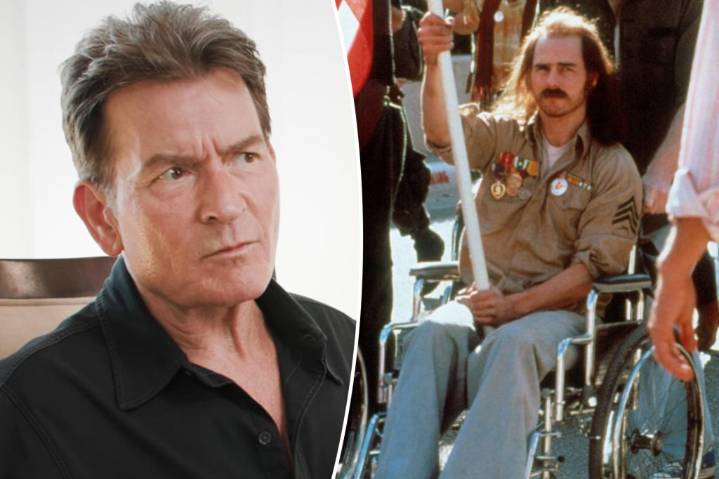 Charlie Sheen recalls losing ‘Born on the Fourth of July’ role to Tom Cruise