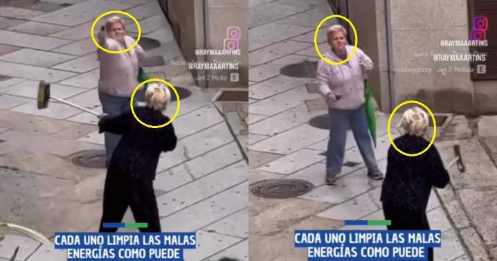 “Una con perfume y otra con la escoba”: dos adultas mayores son captadas afuera de su vecindario