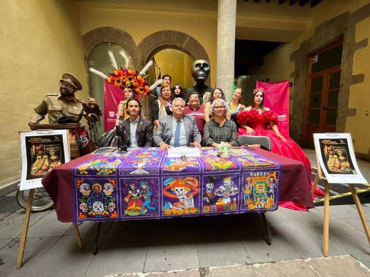 Anuncian festival de ofrendas y catrinas del Centro Histórico