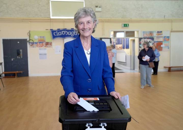 Catherine Connolly set to be Ireland’s next president after her rival concedes defeat