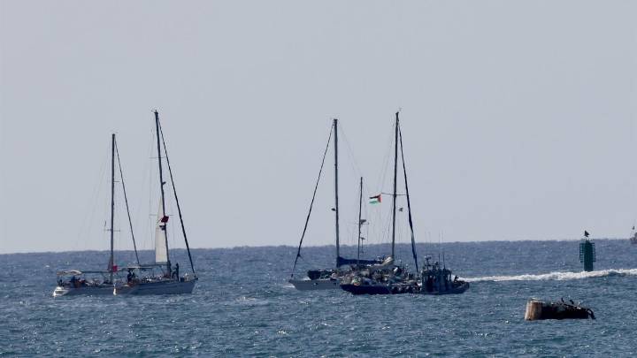 Todos los barcos de la Flotilla Sumud han sido interceptados y sus pasajeros se encuentran en proceso de deportación