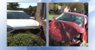 One injured after car crashes into Garner home, police say :: WRAL.com