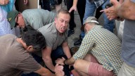 Man subdued, arrested at Kent No Kings rally on Saturday