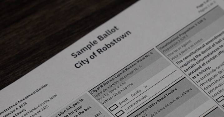 Early voting starts for Robstown's citywide council election