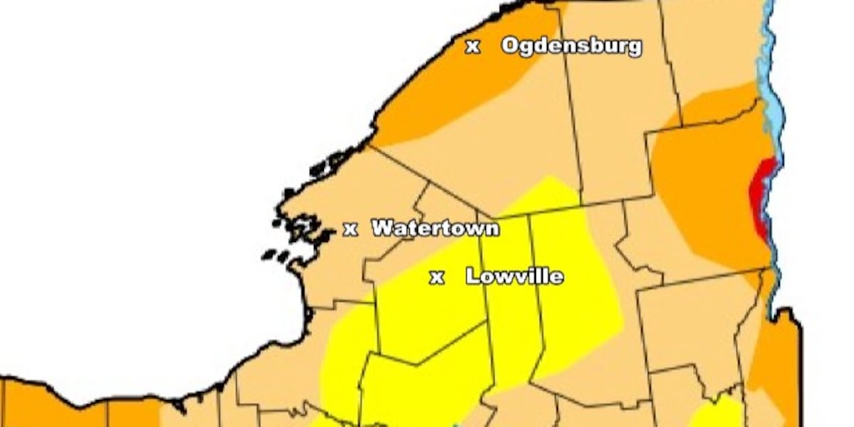 Severe drought affects part of North Country