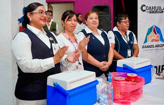 Arranca vacunación contra la influenza en Ramos Arizpe