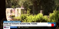 World War II veteran’s headstone found off highway 80