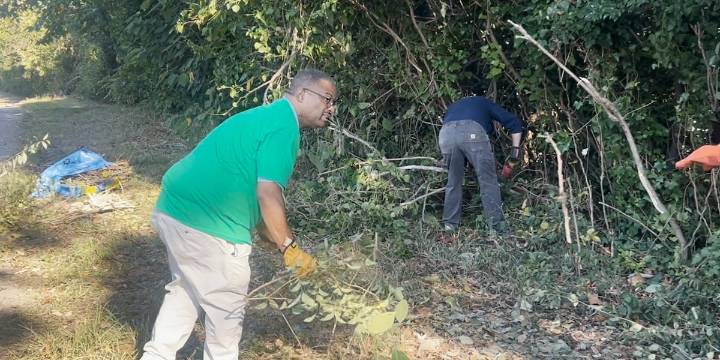 Augusta community comes together to clean up the county