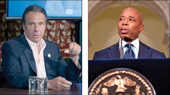 Adams is backing Cuomo for mayor