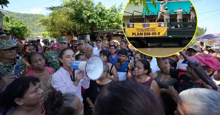 Claudia Sheinbaum supervisa apoyos a afectados por lluvias: “¡No están solos, atención permanente y cercana!”