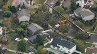Crane topples over and crashes through roof of Hamilton Twp., Mercer County home