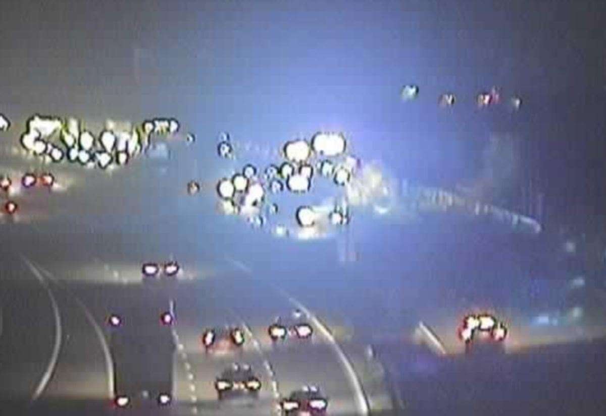 Delays on M20 between Ashford and Hollingbourne near Maidstone due to car fire