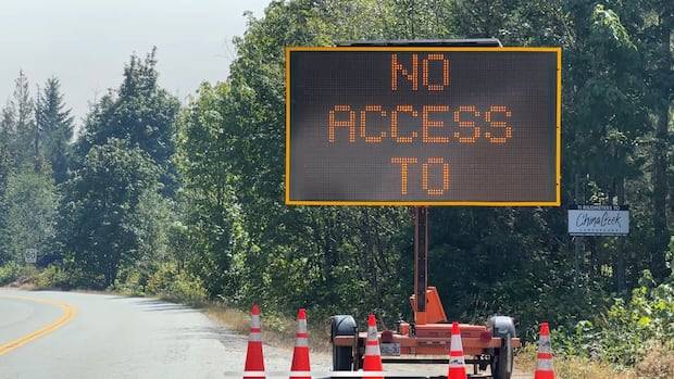 Bamfield Main Road on Vancouver Island set to reopen months after wildfire closure
