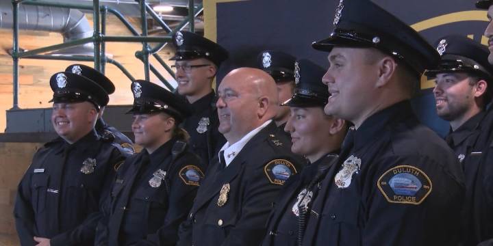 Duluth Police Department swears in 11 new officers