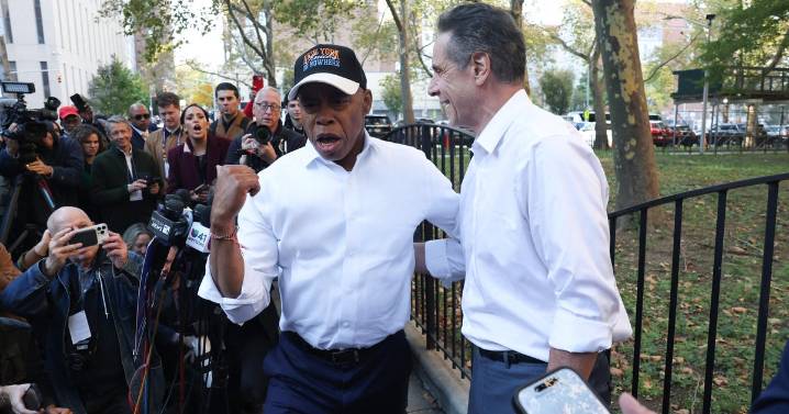 Eric Adams endorses Andrew Cuomo in NYC mayor's race